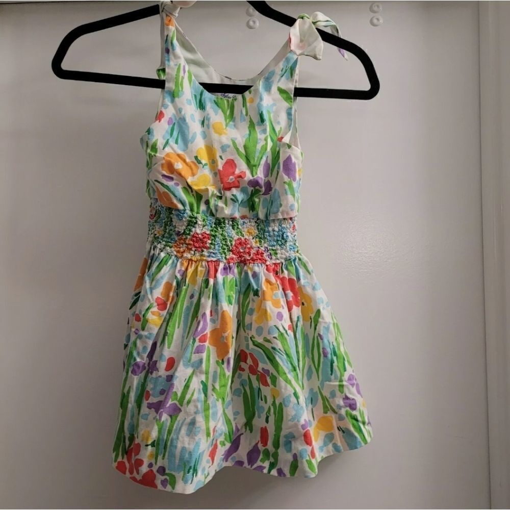 Vintage Sylvia Whyte for Neiman Marcus floral poppy dress